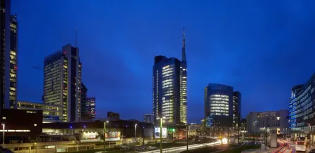 London skyline evening