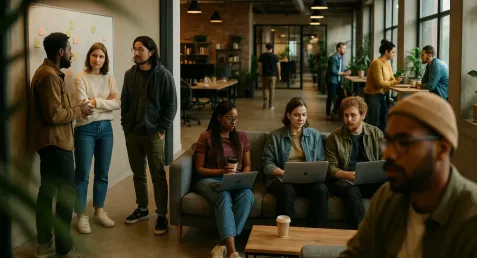 Finance ecosystem illustration